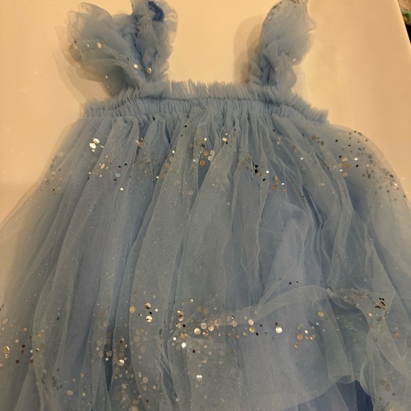 AGQT Other - Blue Tulle Dress with Sparkling Accents
